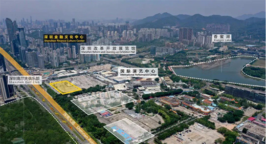 香蜜湖兩大地標建筑設(shè)計驚艷亮相